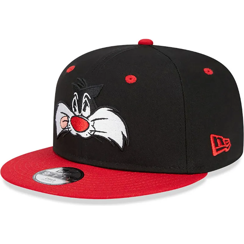siltovka-rovna-cierna-snapback-9fifty-silvestre-looney-tunes-new-era