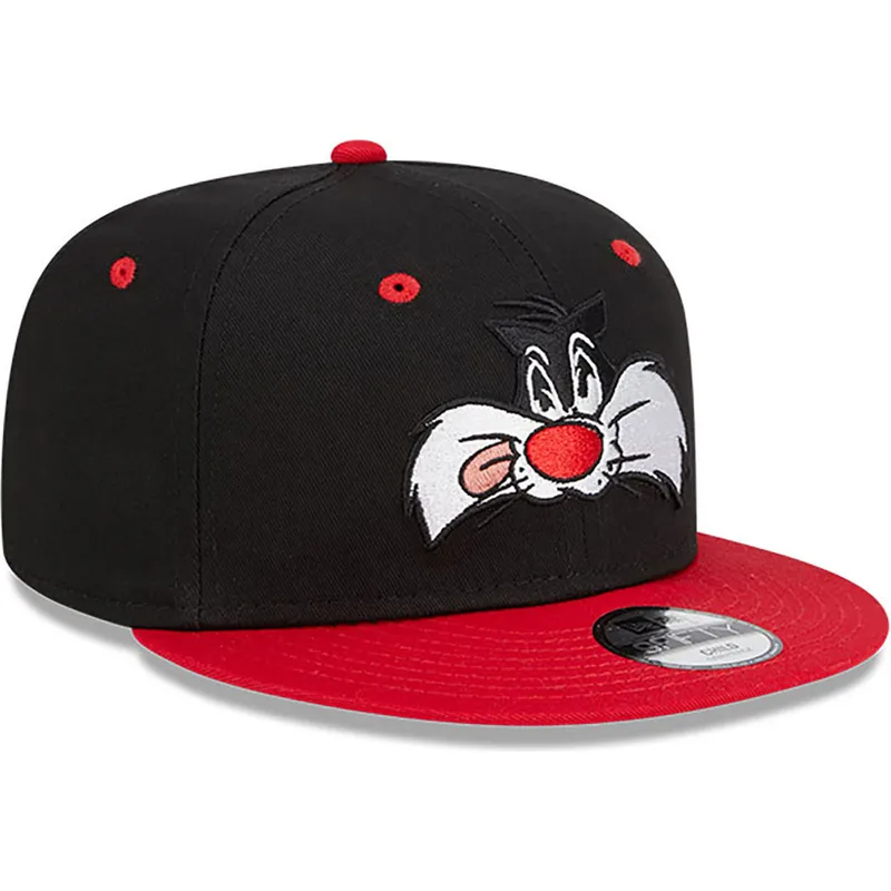 siltovka-rovna-cierna-snapback-9fifty-silvestre-looney-tunes-new-era