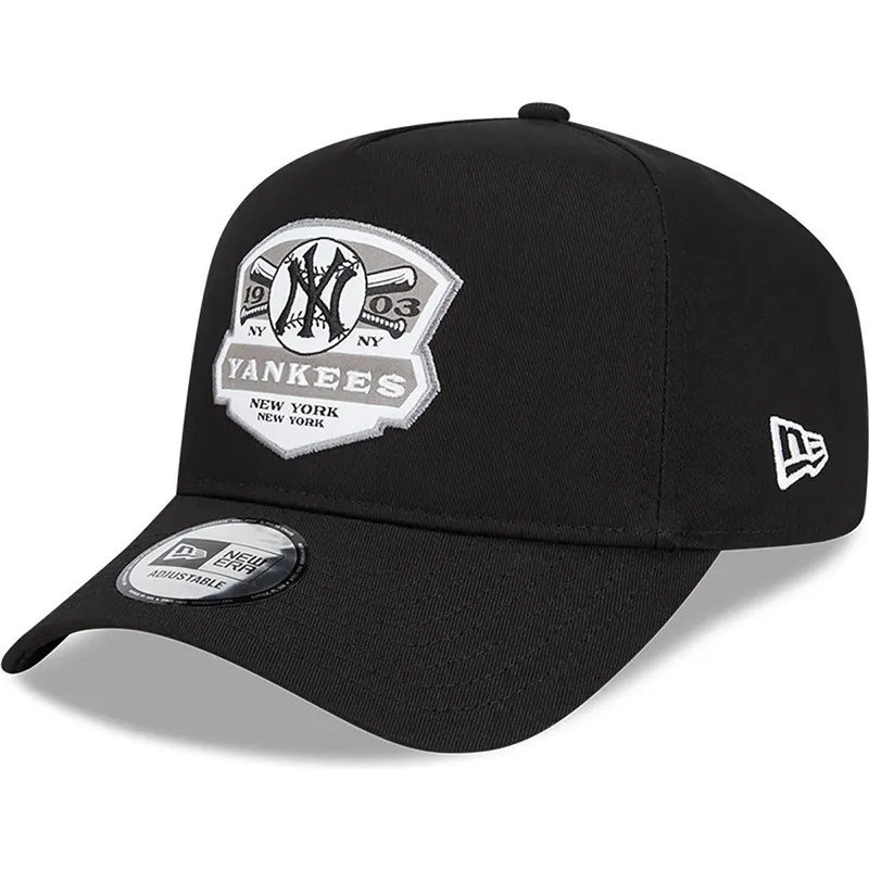 siltovka-zaoblena-cierna-snapback-a-frame-patch-new-york-yankees-mlb-new-era