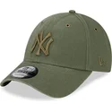 siltovka-zaoblena-zelena-nastavitelny-9forty-washed-canvas-new-york-yankees-mlb-new-era