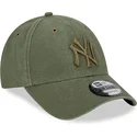 siltovka-zaoblena-zelena-nastavitelny-9forty-washed-canvas-new-york-yankees-mlb-new-era