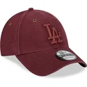 siltovka-zaoblena-cervena-nastavitelny-9forty-washed-canvas-los-angeles-dodgers-mlb-new-era