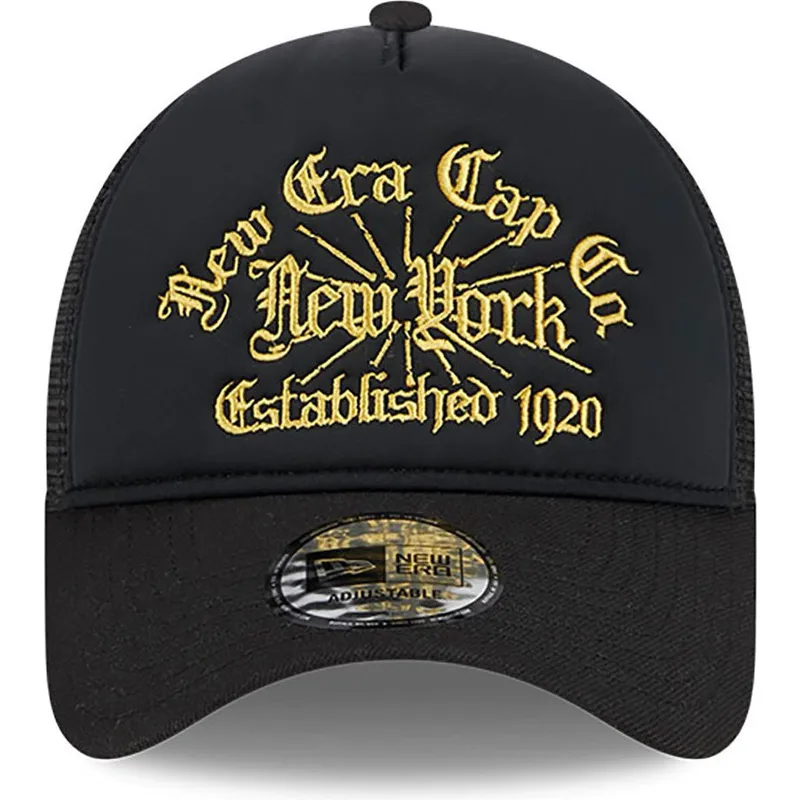 siltovka-zaoblena-cierna-snapback-a-frame-est-1920-new-era