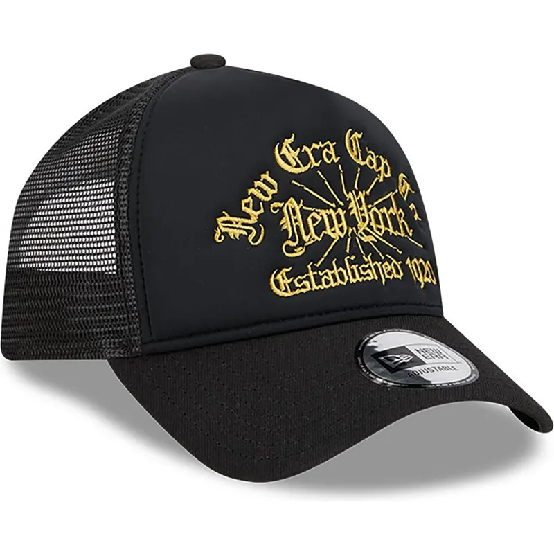 siltovka-zaoblena-cierna-snapback-a-frame-est-1920-new-era