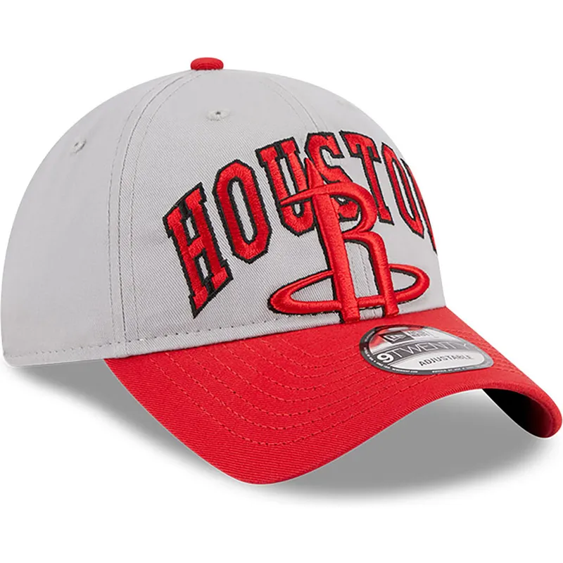 cap-zaoblena-gray-adjustable-strap-9twenty-tip-off-2023-houston-rockets-nba-new-era