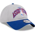 cap-zaoblena-gray-adjustable-strap-9twenty-tip-off-2023-nba-new-era