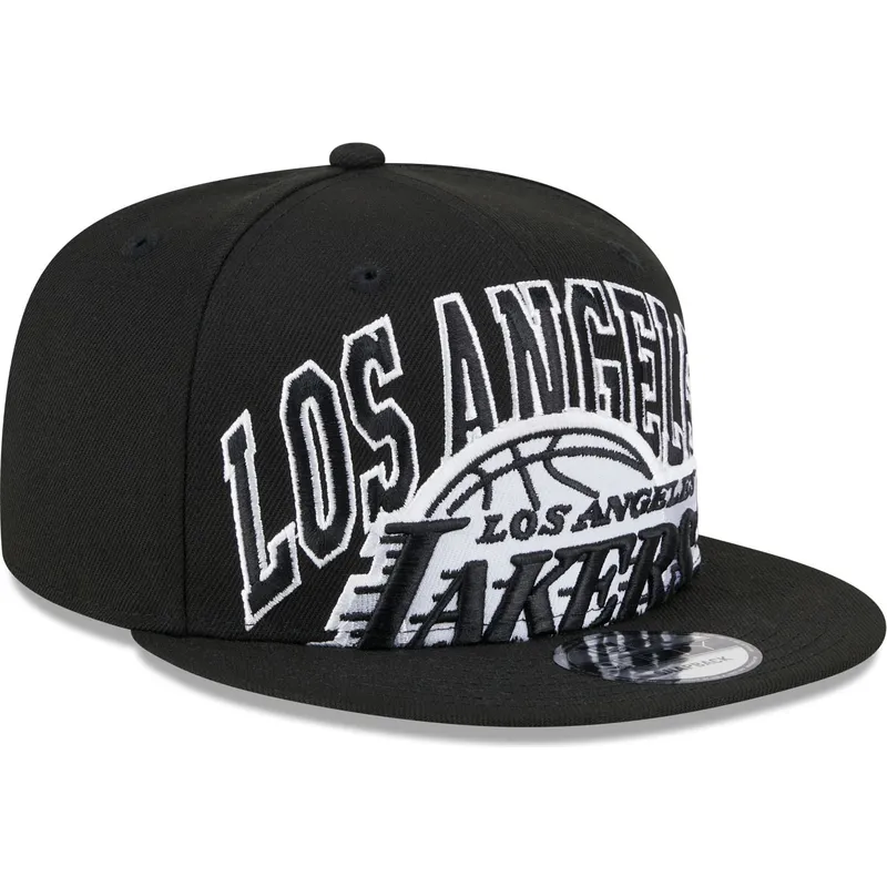 siltovka-rovna-cierna-snapback-9fifty-tip-off-2023-los-angeles-lakers-nba-new-era