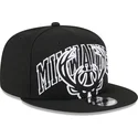 siltovka-rovna-cierna-snapback-9fifty-tip-off-2023-milwaukee-bucks-nba-new-era