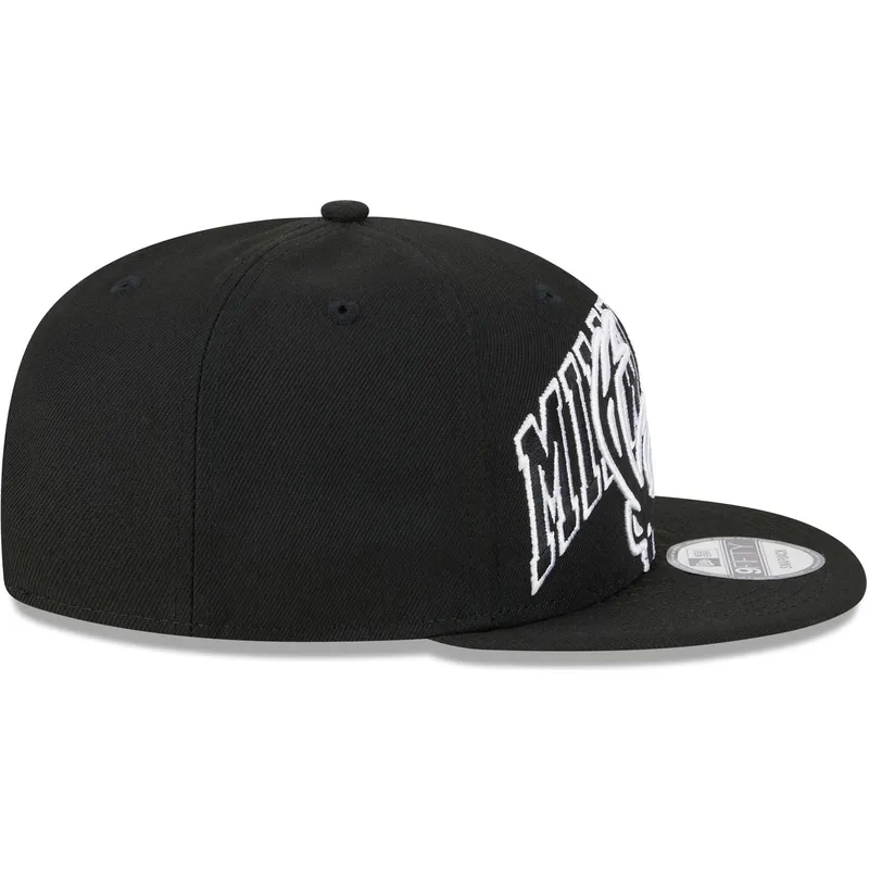 siltovka-rovna-cierna-snapback-9fifty-tip-off-2023-milwaukee-bucks-nba-new-era