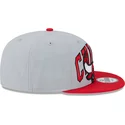 graue-und-rote-flatcap-snapback-9fifty-tip-off-2023-von-chicago-bulls-nba-von-new-era