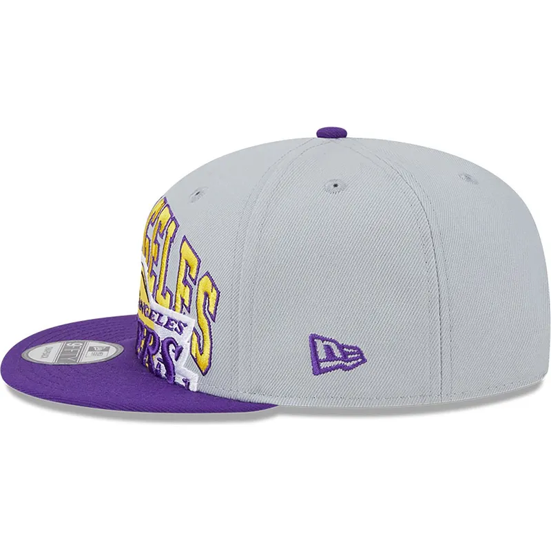 cap-rovna-gray-snapback-9fifty-tip-off-2023-los-angeles-lakers-nba-new-era