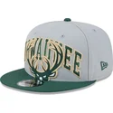 siltovka-rovna-siva-snapback-9fifty-tip-off-2023-milwaukee-bucks-nba-new-era