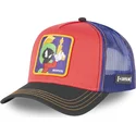 siltovka-zaoblena-cervena-snapback-loo7-ma2-marvin-martan-looney-tunes-capslab