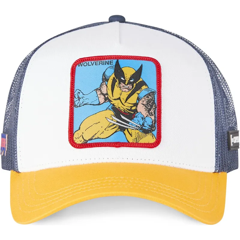 siltovka-zaoblena-biely-snapback-wol-wolverine-marvel-comics-capslab