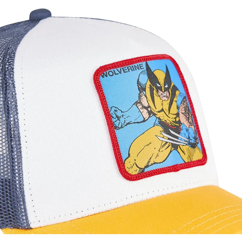 capslab-wolverine-wol-marvel-comics-trucker-cap-in-weiss-blau-und-gelb
