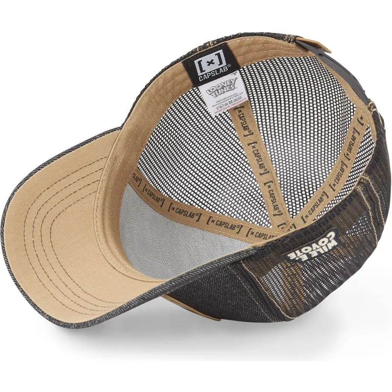 siltovka-zaoblena-cierna-snapback-denim-loo8-coy2-kojot-looney-tunes-capslab