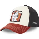 siltovka-zaoblena-bezova-snapback-loo8-bu1-bugs-bunny-looney-tunes-capslab