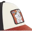 gorra-mit-gebogenem-schirm-beige-schwarz-und-rot-bugs-bunny-loo8-bu1-looney-tunes-von-capslab