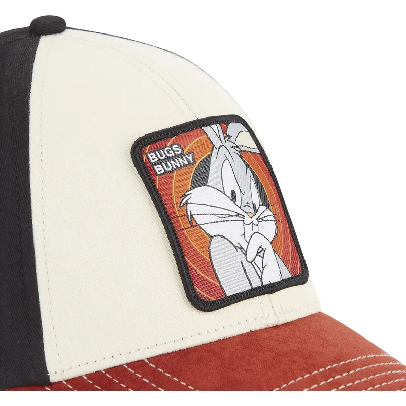 siltovka-zaoblena-bezova-snapback-loo8-bu1-bugs-bunny-looney-tunes-capslab