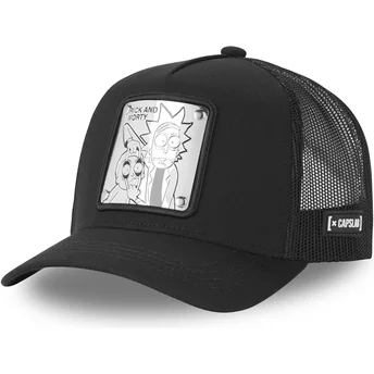 Gorra trucker negra Rick y Morty LOO3 de Capslab
