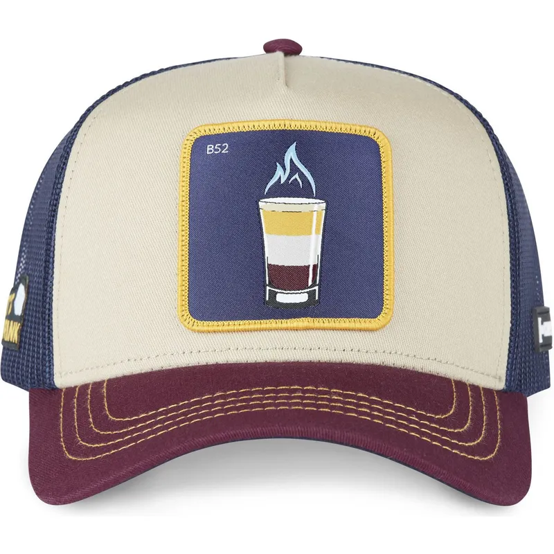siltovky-zaoblena-kamionista-bezova-snapback-b52-cocktails-b52-koktaily-capslab