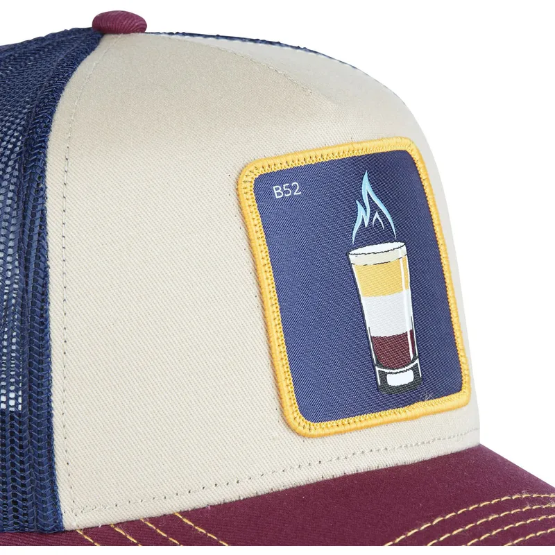 siltovky-zaoblena-kamionista-bezova-snapback-b52-cocktails-b52-koktaily-capslab