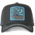 siltovka-zaoblena-cierna-snapback-forest-cas2-for1-jelen-mytologicke-bytosti-capslab