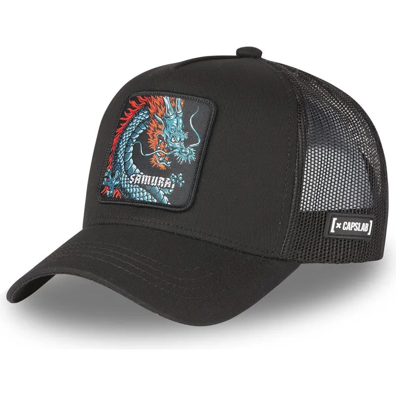 siltovky-zaoblena-kamionista-cierna-snapback-dragon-samurai-dra1-beasts-drak-beasts-capslab