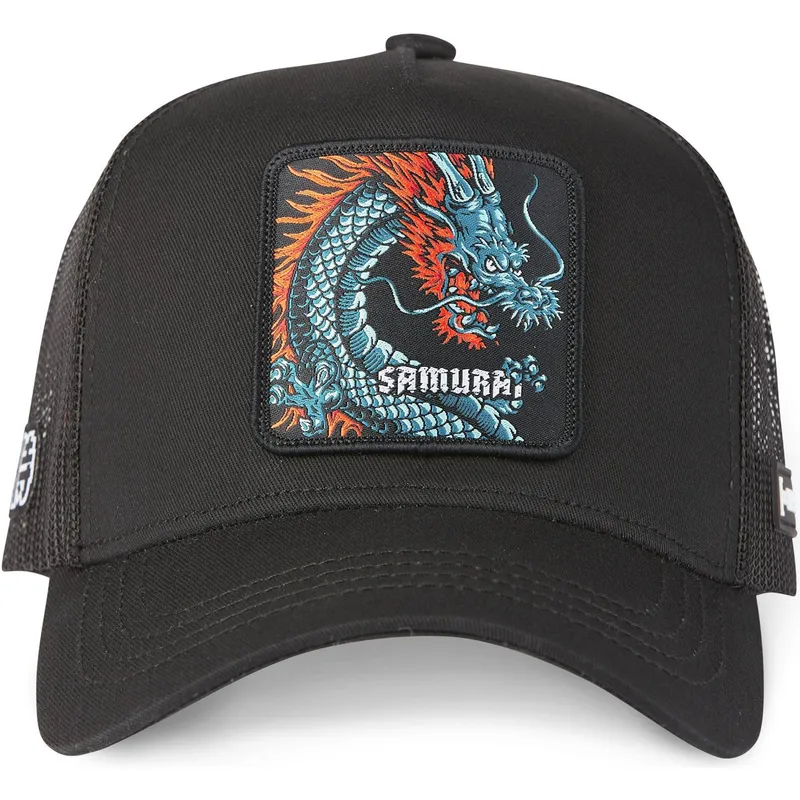 siltovky-zaoblena-kamionista-cierna-snapback-dragon-samurai-dra1-beasts-drak-beasts-capslab