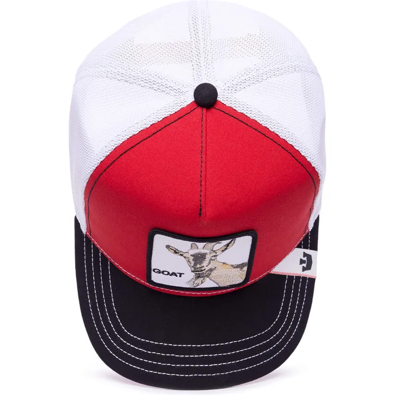 siltovky-zaoblena-kamionista-cervena-snapback-cabra-goat-mv-butter-the-farm-mvp-the-farm-de-goorin-bros