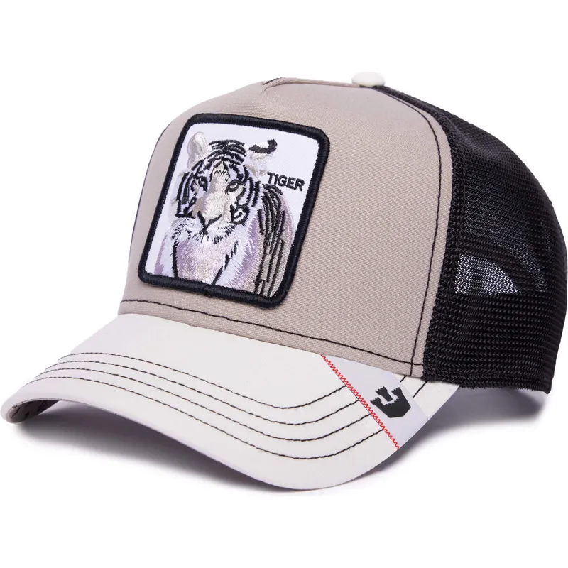 siltovka-zaoblena-siva-snapback-tiger-mv-stripes-the-farm-mvp-the-farm-goorin-bros