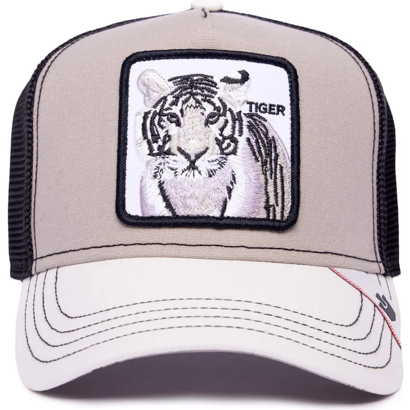 siltovka-zaoblena-siva-snapback-tiger-mv-stripes-the-farm-mvp-the-farm-goorin-bros