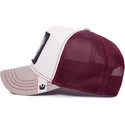gorra-trucker-blanca-y-granate-lobo-lone-wolf-mv-howler-the-farm-mvp-de-goorin-bros