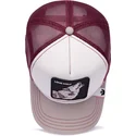gorra-trucker-blanca-y-granate-lobo-lone-wolf-mv-howler-the-farm-mvp-de-goorin-bros