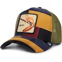 siltovka-zaoblena-viacfarebna-snapback-nutty-shells-n-all-the-farm-patchwork-the-farm-goorin-bros