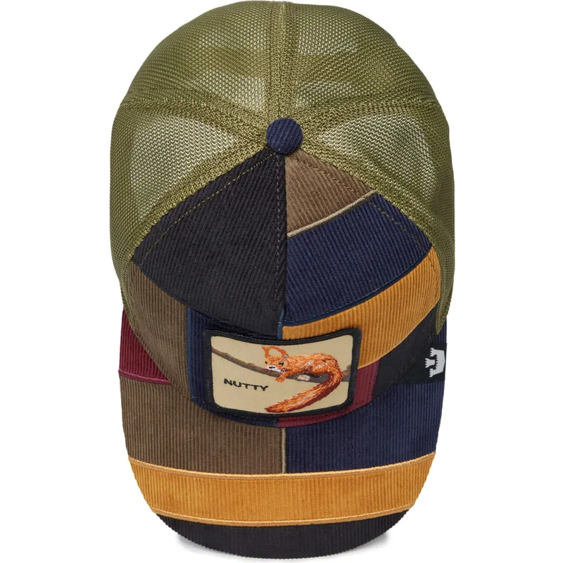 siltovka-zaoblena-viacfarebna-snapback-nutty-shells-n-all-the-farm-patchwork-the-farm-goorin-bros