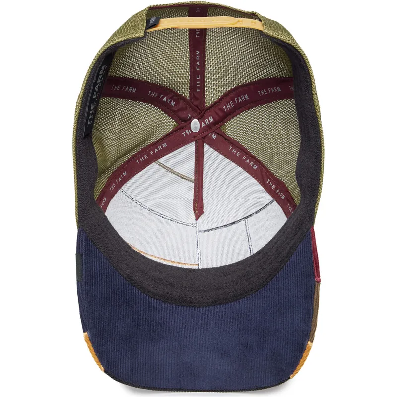 siltovka-zaoblena-viacfarebna-snapback-nutty-shells-n-all-the-farm-patchwork-the-farm-goorin-bros