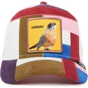 siltovka-zaoblena-viacfarebna-snapback-cheery-right-side-of-the-bed-the-farm-patchwork-the-farm-goorin-bros