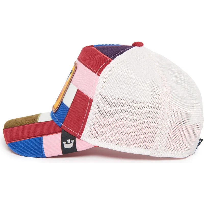 siltovka-zaoblena-viacfarebna-snapback-cheery-right-side-of-the-bed-the-farm-patchwork-the-farm-goorin-bros