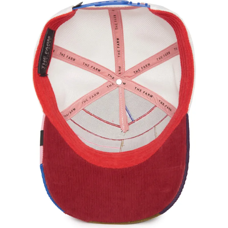 siltovka-zaoblena-viacfarebna-snapback-cheery-right-side-of-the-bed-the-farm-patchwork-the-farm-goorin-bros