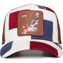 siltovka-zaoblena-viacfarebna-snapback-coy-carpy-diem-the-farm-patchwork-the-farm-goorin-bros