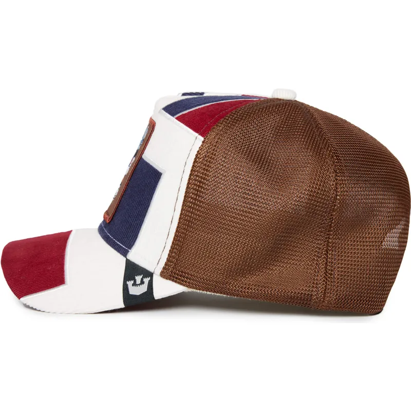 siltovka-zaoblena-viacfarebna-snapback-coy-carpy-diem-the-farm-patchwork-the-farm-goorin-bros