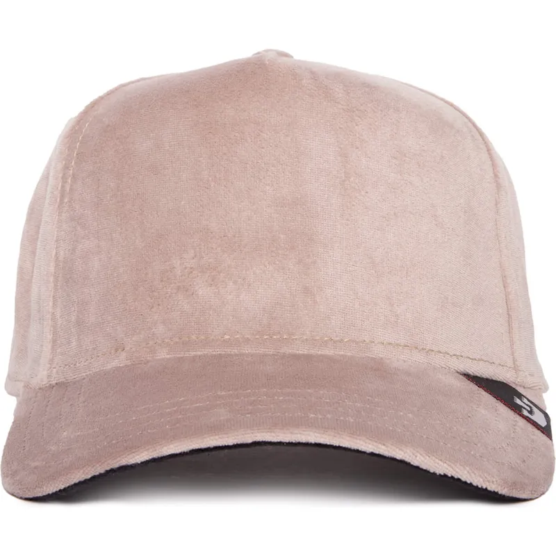 siltovka-zaoblena-bezova-snapback-velour-blank-the-farm-goorin-bros