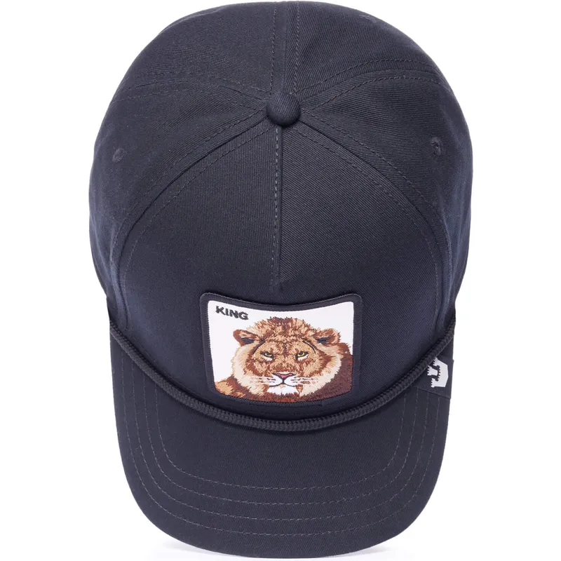 siltovka-zaoblena-cierna-snapback-king-100-the-farm-all-over-canvas-the-farm-goorin-bros