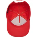 siltovka-zaoblena-cervena-snapback-panther-100-the-farm-all-over-canvas-the-farm-goorin-bros