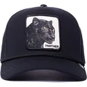siltovka-zaoblena-cierna-snapback-panther-100-the-farm-all-over-canvas-the-farm-goorin-bros
