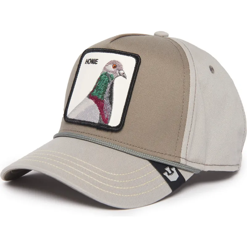 siltovky-zaoblena-siva-snapback-paloma-homie-pigeon-100-the-farm-all-over-canvas-the-farm-de-goorin-bros