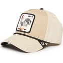 siltovka-zaoblena-bezova-snapback-cock-rooster-100-the-farm-all-over-canvas-the-farm-goorin-bros