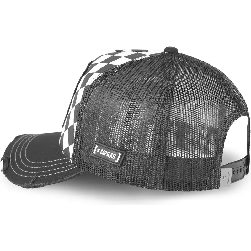 schwarz-weisse-trucker-kappe-daffy-duck-loo8-daf1-looney-tunes-von-capslab