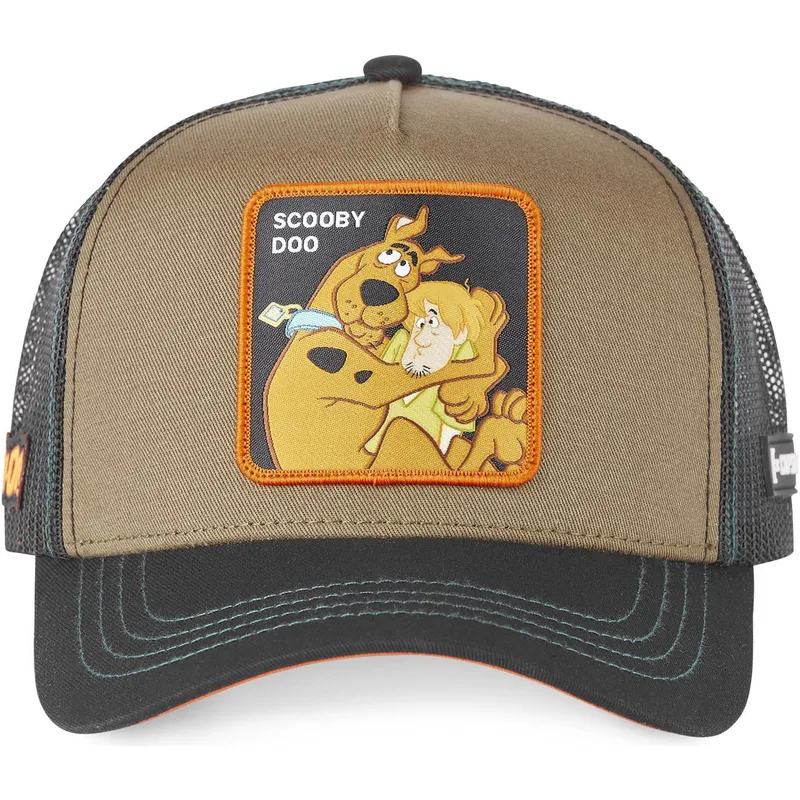 capslab-sbd2-braune-und-schwarze-trucker-kappe-scooby-doo-und-shaggy-rogers